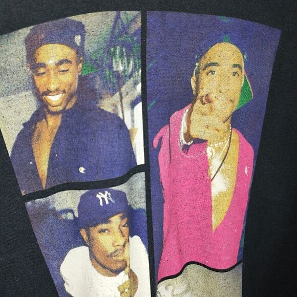 Vintage Y2K Tupac Shakur 2014 Collage Crew Neck Sweater - Picture 3 of 4